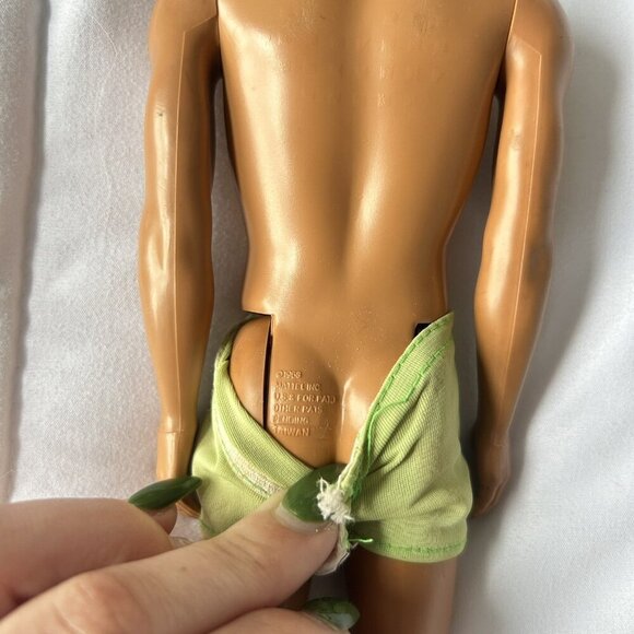 1968 Mattel Ken Doll Bendable Knees Blond Hair Blue Eyes Surfer Made In Taiwan - Picture 13 of 16